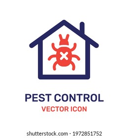 Pest Control icon. Vector illustration