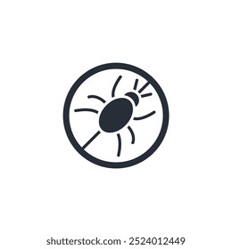ícone de controle de pragas. vetor.Sinal editável de estilo traço.linear para usar design da Web,ilustração logo.Symbol.