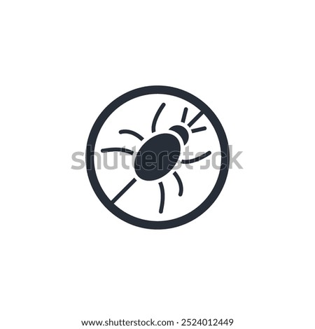 pest control icon. vector.Editable stroke.linear style sign for use web design,logo.Symbol illustration.