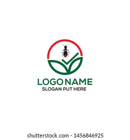 Pest control logo design template