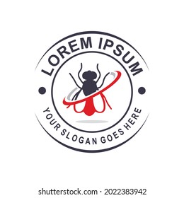 Logotipo de control de plagas, logotipo de insecticidas