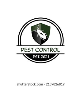 logotipo de control de plagas, logotipo de insecticida