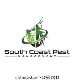 pest control logo , simple and clean