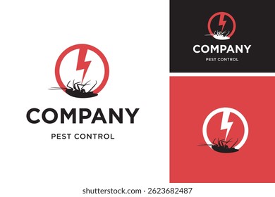 Pest control logo vector design. logo design for home pest control and protection company