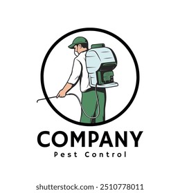 Pest control logo vector with eps format file.