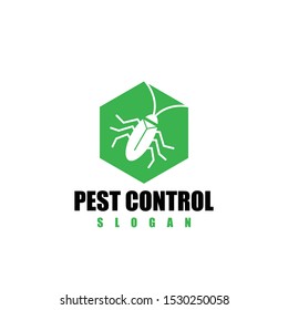 Pest control logo vector illustration