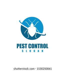 Pest control logo vector illustration