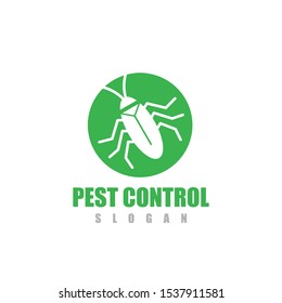 Pest control logo vector illustration
