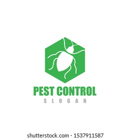 Pest control logo vector illustration