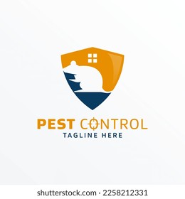 Pest control logo vector illustration