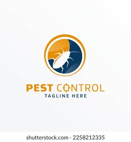 Pest control logo vector illustration
