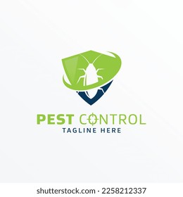 Pest control logo vector illustration