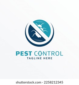 Pest control logo vector illustration