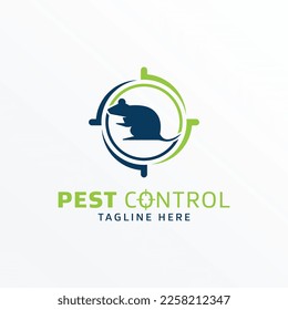 Pest control logo vector illustration