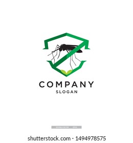 pest control mosquito vector logo design template. eps10