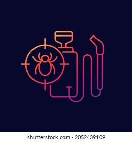pest control, pesticide line icon