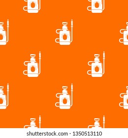Pest control poison pattern vector orange for any web design best