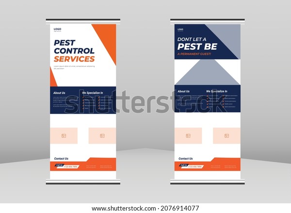 \
Pest control Roll up Banner Design, Pest\
prevention poster Roll up leaflet template. Pest control experts\
poster template. Pest control service poster DL Flyer, Trend\
Business Roll Up Banner\
Design\

