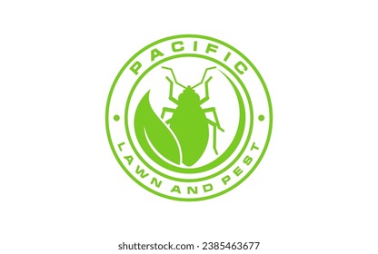 Pest control service logo design vector illustration	
