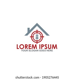 vector de control de plagas, logotipo exterminador