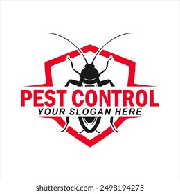 pest control vector logo house insect poison pest control with pesticides prevention, extermination and disinfection