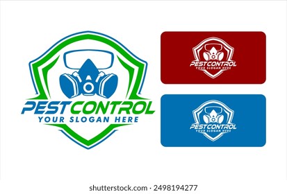 pest control vector logo house insect poison pest control with pesticides prevention, extermination and disinfection