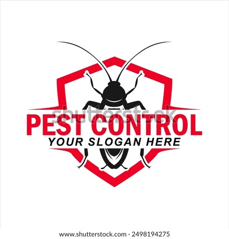 pest control vector logo house insect poison pest control with pesticides prevention, extermination and disinfection