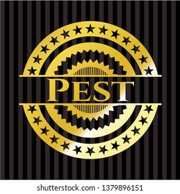 Pest gold badge or emblem