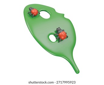 Schädlingssymbol 3D-Illustration rendern