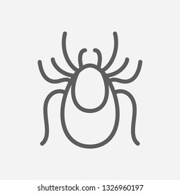Pest icon line symbol. Isolated vector illustration of  icon sign concept for your web site mobile app logo UI design.