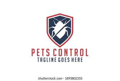 Pest insect icon. Symbol of pets control service or bite spray.
