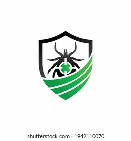 Pest logo with tick concept