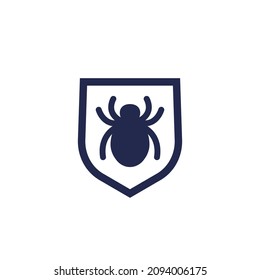 pest protection icon with a bug