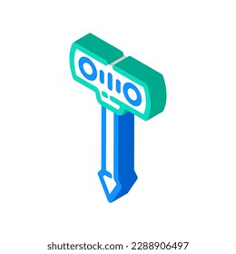 pest repeller garden isometric icon vector. pest repeller garden sign. isolated symbol illustration