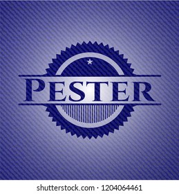 Pester emblem with jean high quality background