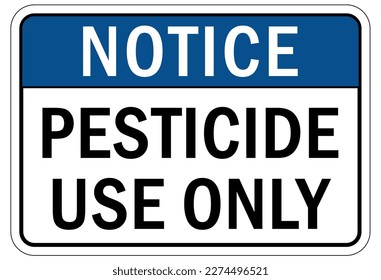 Pesticide chemical hazard sign and labels