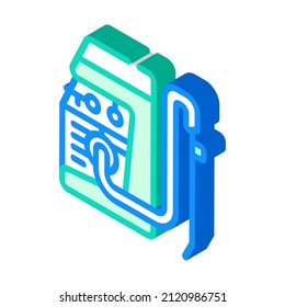 pesticide chemical industry isometric icon vector. pesticide chemical industry sign. isolated symbol illustration