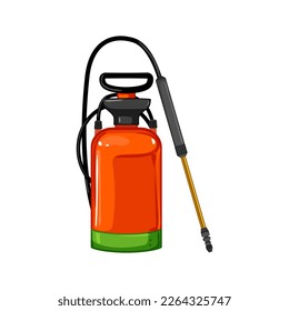 pesticide garden sprayer cartoon. pesticide garden sprayer sign. isolated symbol vector illustration