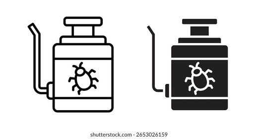 Pesticide icon Logo Design Vector Template Illustration