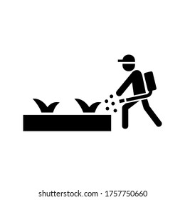 pesticide  icon or logo isolated sign symbol vector illustration - high quality black style vector icons
