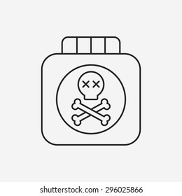 Pesticide Line Icon