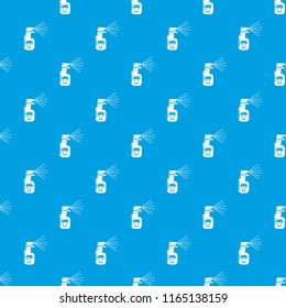 Pesticide pattern vector seamless blue repeat for any use