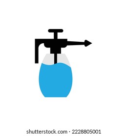 Pesticide spray icon design template vector isolated illustration