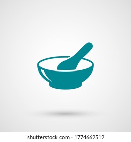 Pestle icon. Vector illustration EPS 10.