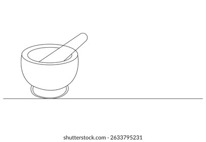 Dibujo de línea continuo de pestle one