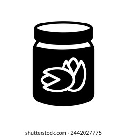 Icono de Salsa de Pesto en el vector. Logotipo
