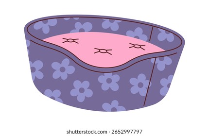 Pet animal cozy sleeping basket