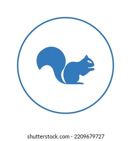 Pet Animal Gopher Squirrel Icon | Circle Version Icon |