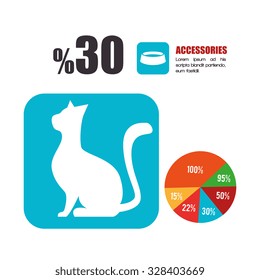 Pet and animal icon design, vector eps10.