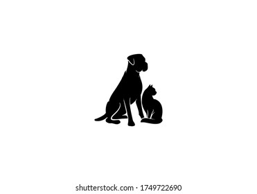 pet animal logo vector design